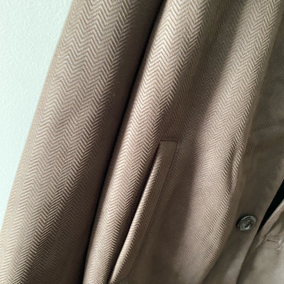 Stacy Adams Brown Faux Sherling Winter Coat - Picture 3 of 9